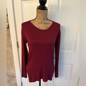 Athleta CYA top XS burgundy